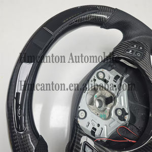 Volant sport M en cuir perforé et fibre de carbone avec LED, design le plus récent, pour BMW E90 E91 E92 E93 Série 3 - Product Image 2