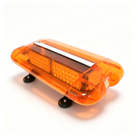 Barre lumineuse d'avertissement LED mini stroboscopique 120W, fixation magnétique, indice de protection IP65, balise lumineuse, boîtier en alliage d'aluminium PC, plusieurs couleurs, 12-24V