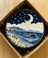 Boîte Cadeau de Luxe pour le Ramadan, Boîte Ronde en Velours Brodé pour Café et Bonbons, Emballage Personnalisé en Coton pour Dattes et Tasses à Thé