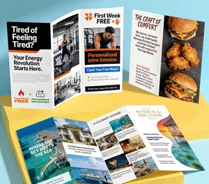 บริษัทผู้ผลิตงานพิมพ์มืออาชีพ แนะนำบริการพิมพ์หนังสือเล่มเล็ก เมนูร้านอาหารแบบกำหนดเอง ใบปลิว พิมพ์ออฟเซ็ตสีเต็มรูปแบบ - Product Image 1