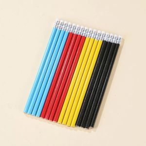 Juego de Lápices de Grafito de Madera 2B Hb con Patrón Hexagonal y Borrador, para Escritura Escolar, Uso de Carpintero, Regalo para Niños - Product Image 3