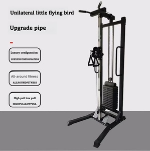 Muti chức năng phòng tập thể dục trạm Lat kéo xuống Lat kéo xuống hàng thấp Máy tập thể dục thiết bị tập thể dục cáp đơn chéo - Product Image 6