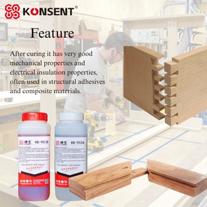 KONSENT High Performance Two Component <b>Epoxy</b> Resin AB Glue for Woodworking - Product Image 5