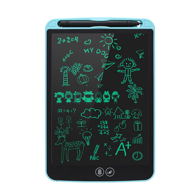 12-Inch Electronic Drawing Board LCD Screen Portable Writing Tablet for Handwriting Doodling Partial Delete Audio Accessory