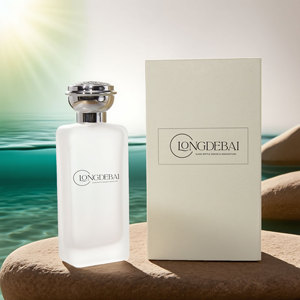 Rectangle Frosted White Large-capacity 25ml, 50ml, 100ml Perfume <b>Bottle</b> Glass Strap Custom <b>Box</b> - Product Image 5
