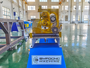 電気/手動3ロール小型シートローラー曲げ機HVACラウンドダクトスリップロール機 - Product Image 5