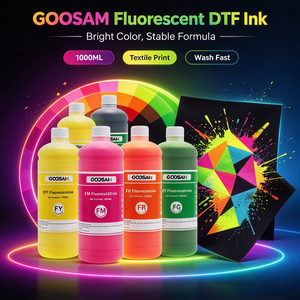หมึกพิมพ์สิ่งทอ Goosam 1000 มล. แบบ DTF สีขาวเรืองแสง ใช้ได้กับเครื่องพิมพ์ Epson SC-F2100 ET-8500 L1800 ขายส่ง - Product Image 1