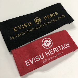 Étiquettes en coton tissé haute densité, étiquettes de cou de vêtements, à la mode, Logo moderne, étiquettes de marque - Product Image 5