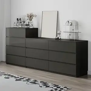 Moderne luxus-Schminktisch verspiegelte Möbel Schminktisch für Schlafzimmer Schminktisch Stuhl Aufbewahrung Holz-Schminktisch