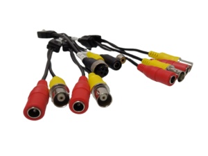 Cáp nối dài chống nước, phụ kiện <span class=keywords><strong>camera</strong></span> CCTV, cáp chuyển đổi nguồn DC video BNC cho <span class=keywords><strong>camera</strong></span> Analog AHD 24V 25A ABS - Product Image 6