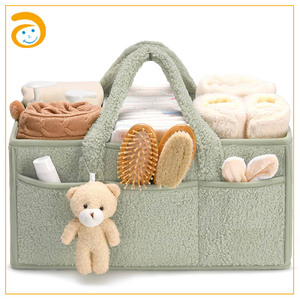 Panier de rangement <span class=keywords><strong>pour</strong></span> couches et lingettes <span class=keywords><strong>pour</strong></span> bébé, organisateur <span class=keywords><strong>pour</strong></span> <span class=keywords><strong>table</strong></span> à <span class=keywords><strong>langer</strong></span> - Product Image 2