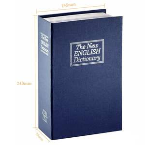 Caja de Seguridad de combinación oculta secreta, caja de libros para <span class=keywords><strong>el</strong></span> hogar, escuela, tamaño pequeño y grande, 2022 - Product Image 1
