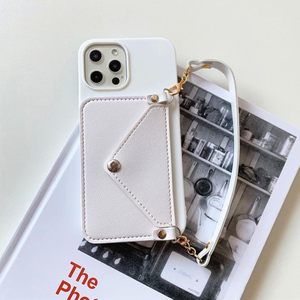 <span class=keywords><strong>2023</strong></span>เคสมือถือซิลิโคนสำหรับ fundas Para iPhone 15เคสพร้อมกระเป๋าบัตรเครดิตเคสโทรศัพท์สร้อยข้อมือโซ่ Pochette - Product Image 5