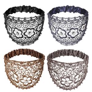 महिलाओं के लिए दैनिक वियर वाइड एज फीता हेडबैंड, डिजाइन किए गए एयर फैशन सरल फीता एक्सेसरी अमेरिकी शैली - Product Image 4