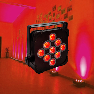 Éclairage de scène max led rgbw 9x18w sans fil, lumière avec batterie - Product Image 5