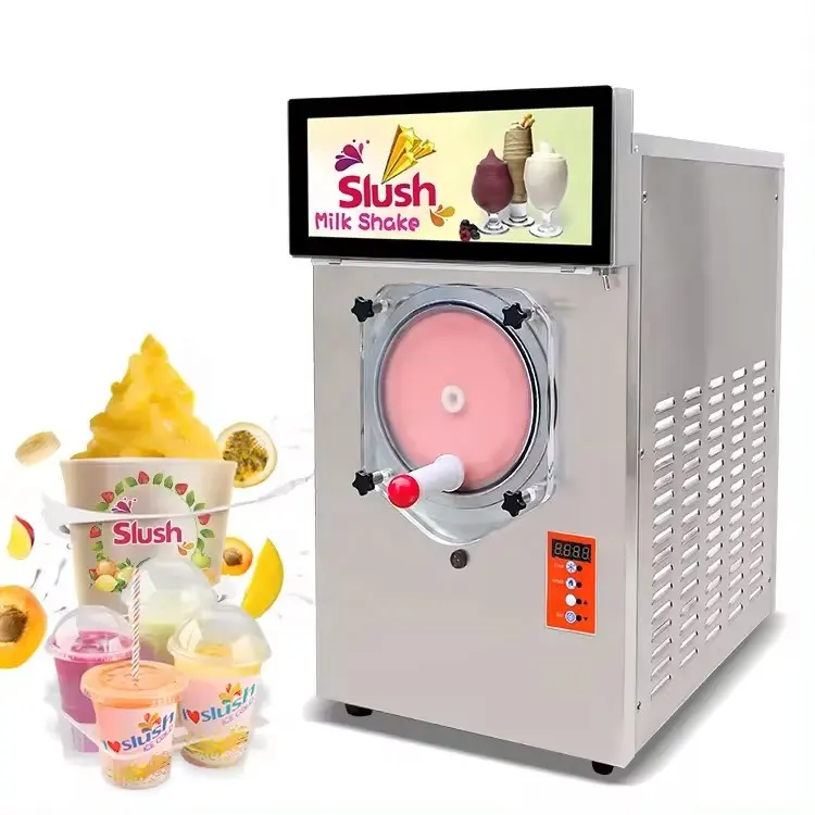 Commercial fully enclosed 4-in-1 frozen Cocktail puree machine/Cocktail Margarita machine/milkshake puree machine
