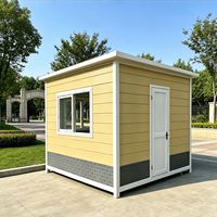 Pos Keamanan Baja yang Dapat Disesuaikan dan Dipindahkan, Booth Tempat Parkir Luar Ruangan