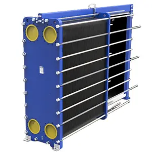 High Efficiency Coil Cooling Coil Freezing Gasket Plate Heat Exchanger Water To Water For Water Oil Resin Cooling