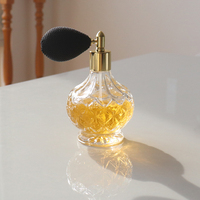 Flacon de parfum vide OEM avec pompe à air comprimé, flacon de parfum en verre de 100 ml, luxueux et unique avec emballage