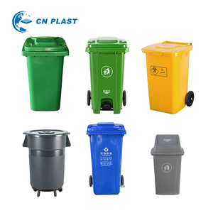 Conteneur à déchets écologique en plastique robuste à pédale, taille et couleur personnalisées, directement de l'usine, pour les collectivités municipales, OEM ODM - Product Image 2