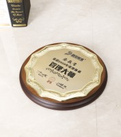 Alliage d'aluminium de haute qualité MÉDAILLES personnalisées Plaque d'honneur atmosphérique Certificat de récompense Salon Trophée en métal Cadeaux