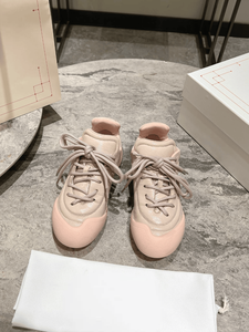 Alexander - Zapatillas deportivas con cordones, parte superior rosa moderna y a la moda, con suela plana, cómodas para el uso diario y el entrenamiento, modelo Queen - Product Image 1