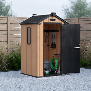 <span class=keywords><strong>Abri</strong></span> <span class=keywords><strong>de</strong></span> <span class=keywords><strong>jardin</strong></span> en résine <span class=keywords><strong>de</strong></span> 6 pieds à prix d'usine, construction à double paroi renforcée en acier, alimenté à l'énergie <span class=keywords><strong>solaire</strong></span>, mobilier <span class=keywords><strong>de</strong></span> <span class=keywords><strong>jardin</strong></span> utilitaire - Product Image 1