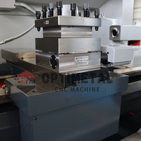 Torno CNC de cama plana de precisión CAK6150, máquina herramienta automática de un solo husillo horizontal de alta resistencia