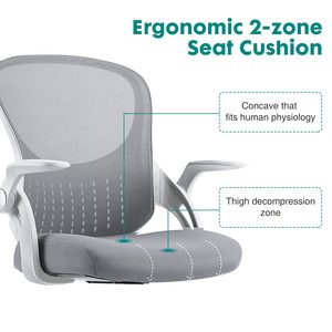 Mid Back Mesh Home <b>Office</b> Chair Ergonomic Computer <b>Desk</b> Chair Height <b>Adjustable</b> Rolling Swivel Task Chair - Product Image 5