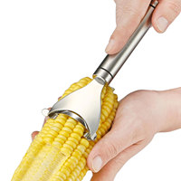 TOALLWIN Offre Spéciale Outil de Cuisine et de Restaurant pour Barbecue, Éplucheur de Maïs en Acier Inoxydable 304, Décortiqueur de Maïs, Coupe-Grains