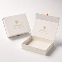 Boîte cosmétique à fermeture magnétique de luxe, papier de soie imprimé personnalisé à l'intérieur, boîte en papier rigide magnétique pour l'emballage de produits de soin de la peau, de maquillage et de beauté