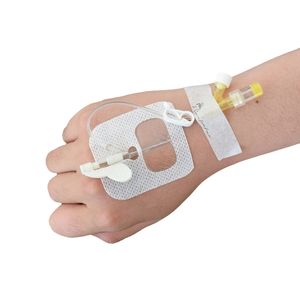5cm x 6cm médical Transparent IV canule fixation <span class=keywords><strong>pansement</strong></span> pour pédiatrique étanche PU Film Transparent IV <span class=keywords><strong>pansement</strong></span> - Product Image 1