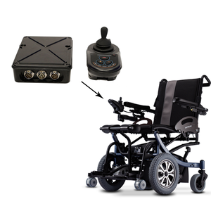 وحدة تحكم بمحرك بدون فرش معتمدة من CE من مصنع يوانلانج، 24 فولت 250 واط، مجموعة تحكم بعصا التوجيه للكراسي المتحركة الكهربائية - Product Image 1