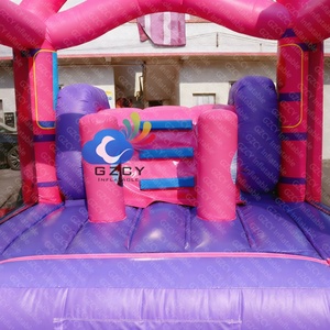 Château gonflable personnalisé amusant avec mini-toboggan, château de saut <span class=keywords><strong>pour</strong></span> fête d'<span class=keywords><strong>anniversaire</strong></span> d'enfants, respectueux de l'environnement - Product Image 3