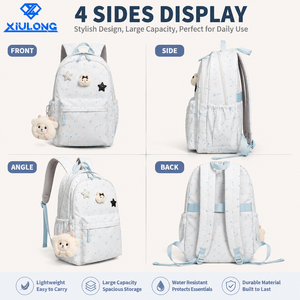 Zaini Scolastici Estetici Carini all'Ingrosso, Grande Capacità, Multi Tasche, Zaino per Studenti - Product Image 4