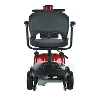 Scooter électrique à quatre roues Wuxi LEO pour personnes âgées, pliable, électronique, 24V 180W, autonomie 10-15 km, vitesse 11-20 km/h, 10-20 Ah