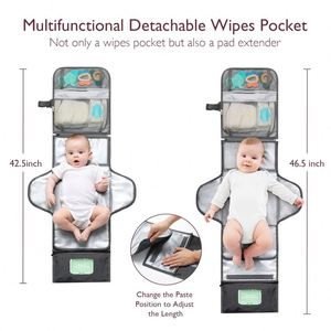 Tapis à langer portable pour bébé nouveau-né, fabriqué en usine BSCI - Product Image 4
