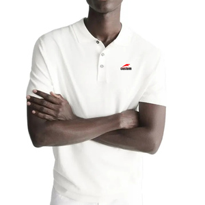 <span class=keywords><strong>Polo</strong></span> <span class=keywords><strong>sans</strong></span> manches en coton de luxe personnalisé pour homme, tricoté, haut de gamme, col rond, sur mesure - Product Image 2