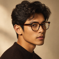 Lunettes de lecture rondes en acétate de luxe, fabriquées à la main par des designers italiens, montures de lunettes faites à la main, très vendues pour hommes et femmes