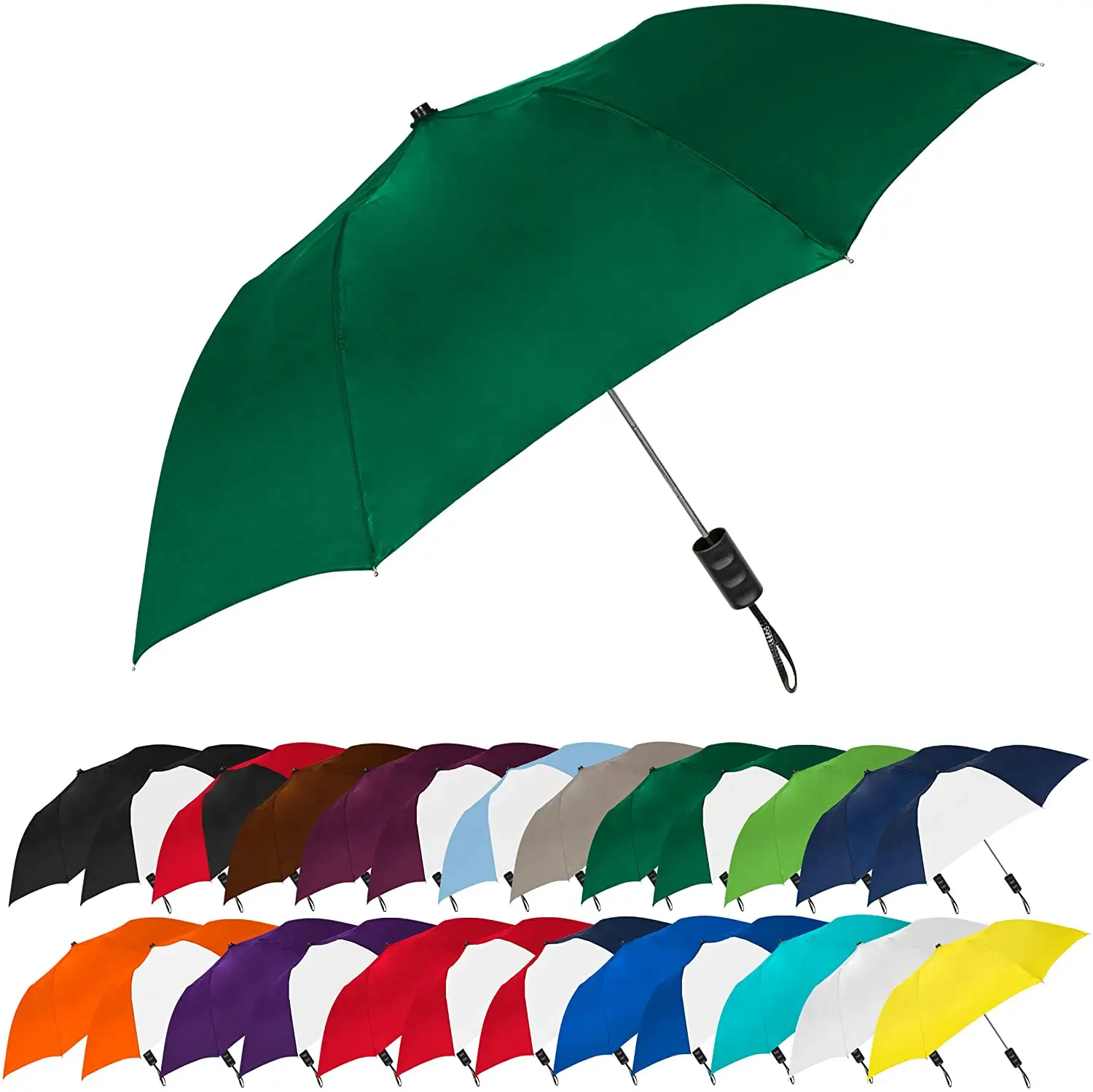 1 dólar Preço Barato Publicidade Folding Umbrellas Personalizado Cor 2 Folding Golf Umbrella