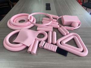 Personalizado Mulheres Home Gym Pilates Set Silicone Haltere Pilates Anel Tornozelo Peso Yoga Mat Ponderado Pilates Anel - Product Image 5