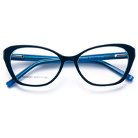 Monture de lunettes optiques classiques œil-de-chat Elan Optical RD26080 en acétate pour femmes, monture complète, vente en gros, approvisionnement direct usine