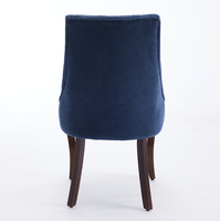 Chaises de salle à manger modernes en lin, chaise d'appoint confortable avec revêtement en tissu pour salle à manger, bureau à domicile et hôtel