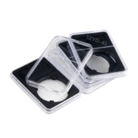 Porte-monnaie de qualité supérieure, insert en mousse EVA noire, support de présentation à clipser, stockage, étiquetage, carte de terrain, capsule à monnaie