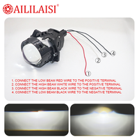 Nouveau projecteur de phare Bi LED de 3 pouces, bifocal, 6500 lumens, 6000K, ampoule H7, 12V, montage universel, modification automobile, Renault 2