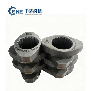 ส่วนประกอบสกรูสำหรับสายผสมพลาสติกส่วนสกรูสำหรับเครื่องอัดรีดแบบกำหนดเอง - Product Image 1