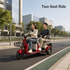 Véhicule Tricycle Électrique Neuf 48V 60V à Trois Roues avec Moteur Différentiel 650W et Jantes en Aluminium pour l'Exportation en Gros - Product Image 6