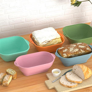 Panier de levage en silicone sans moisissure pour banneton - Panier de levage pliable pour pain - Outils de cuisson compatibles lave-vaisselle - Product Image 5