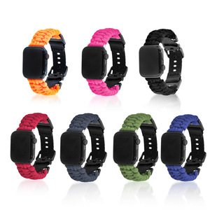 Correa de repuesto ajustable para deportes al aire libre Paracord para Apple Watch Band 38 40 41 42 44 45 49 Mm para <span class=keywords><strong>Iwatch</strong></span> Ultra 9 8 7 6 5 - Product Image 2