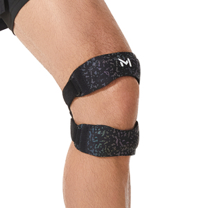 KS-2333 # Bandas Reflectantes de Doble Correa para <span class=keywords><strong>la</strong></span> Rótula con Color Degradado, Estabilizador de Tendones Suave y Cómodo, Banda de Doble Presión para <span class=keywords><strong>la</strong></span> <span class=keywords><strong>Rodilla</strong></span> - Product Image 6